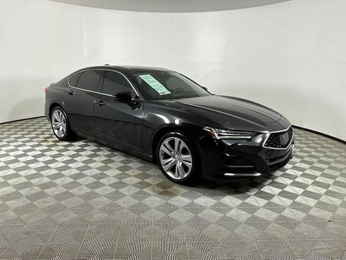 Black 2022 Acura TLX Technology