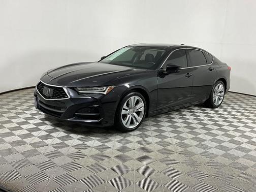 Black 2022 Acura TLX Technology