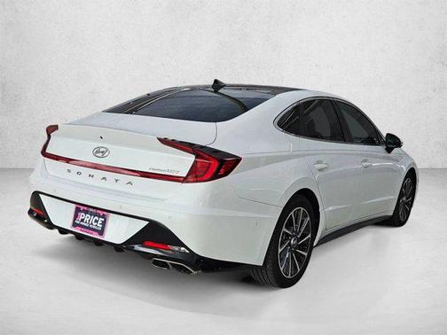 Quartz White 2020 Hyundai SONATA Limited