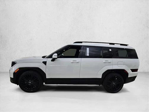 Serenity White 2026 Hyundai SANTA FE HEV Calligraphy