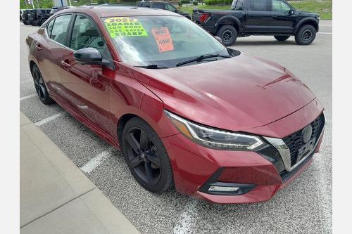 Scarlet Ember 2022 Nissan Sentra SR