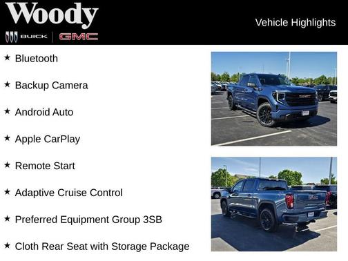 Downpour Metallic 2026 GMC Sierra 1500 Elevation