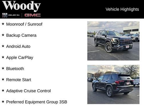 Ebony Twilight Metallic 2026 GMC Terrain AWD Elevation