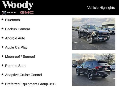 Ebony Twilight Metallic 2026 GMC Terrain AWD Elevation