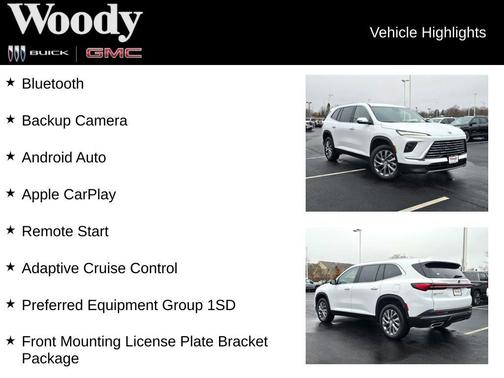 summit white 2026 Buick Enclave Preferred