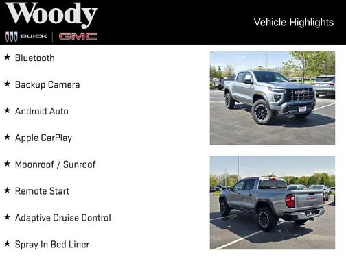 Sterling Metallic 2026 GMC Canyon AT4