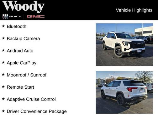 Summit White 2026 GMC Terrain AWD Elevation