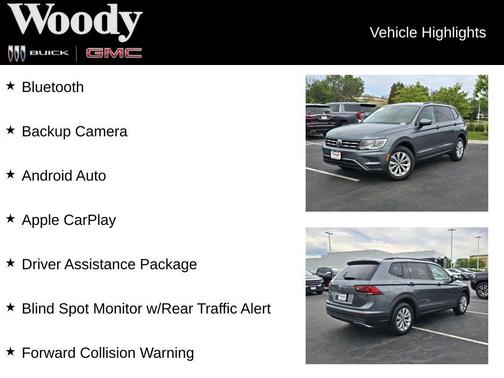 Platinum Gray Metallic 2019 Volkswagen Tiguan 2.0T S