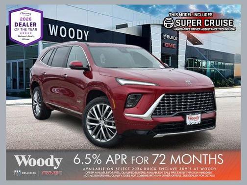 cherry red tintcoat 2026 Buick Enclave Avenir