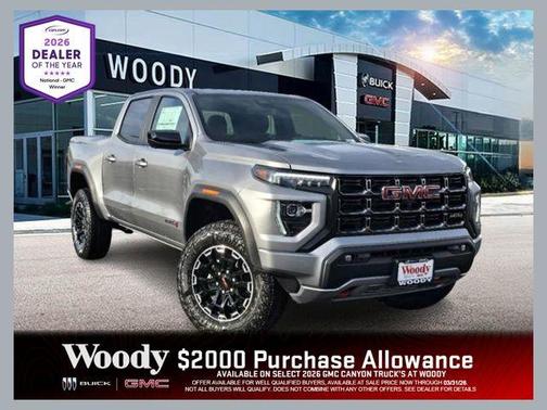 Sterling Metallic 2026 GMC Canyon AT4