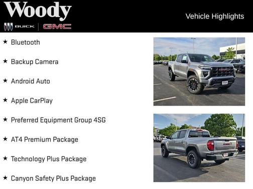 Sterling Metallic 2026 GMC Canyon AT4