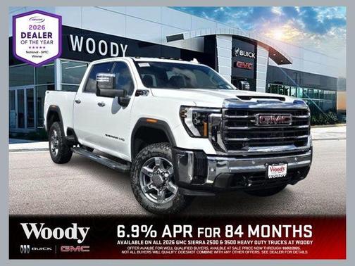 Summit White 2026 GMC Sierra 2500 SLT