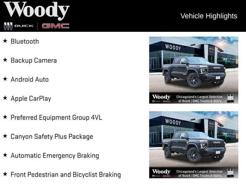 Onyx Black 2026 GMC Canyon 4WD Elevation