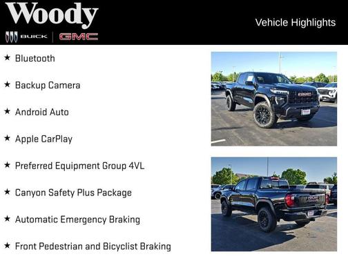 Onyx Black 2026 GMC Canyon 4WD Elevation