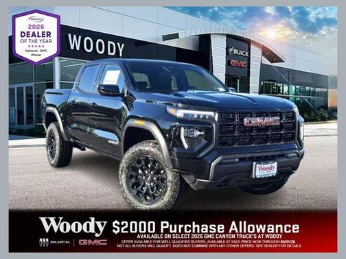 Onyx Black 2026 GMC Canyon 4WD Elevation
