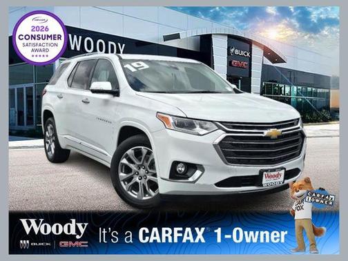 Summit White 2019 Chevrolet Traverse Premier