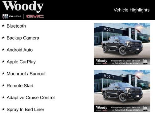 Onyx Black 2026 GMC Sierra 1500 Elevation