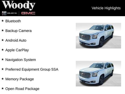 Summit White 2020 GMC Yukon XL Denali
