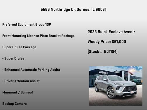 2026 Buick Enclave Avenir