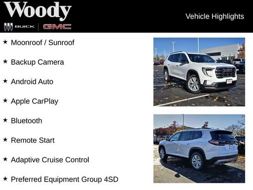 2026 GMC Acadia AWD Elevation