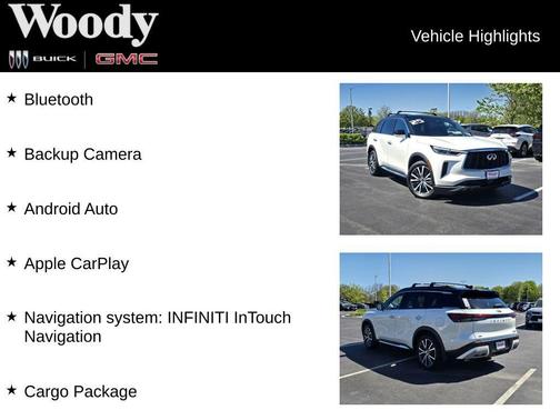 Majestic White/Black Obsidian 2025 INFINITI QX60 AUTOGRAPH