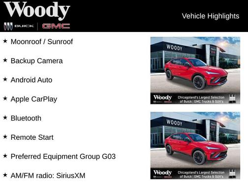 Brilliant Red 2026 Buick Envista Sport Touring