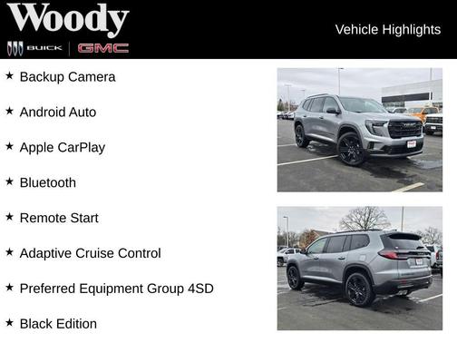 2026 GMC Acadia AWD Elevation