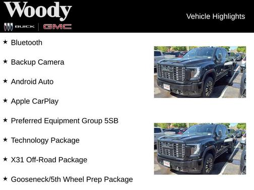 Onyx Black 2025 GMC Sierra 2500 Denali Ultimate