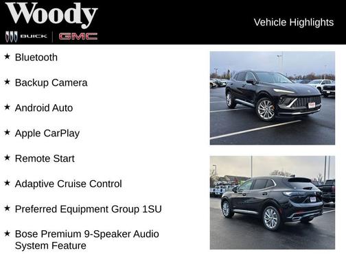 Ebony Twilight Metallic 2026 Buick Envision Avenir