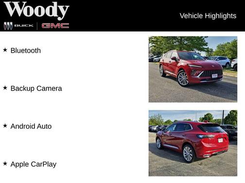 Brilliant Red 2026 Buick Envision Avenir
