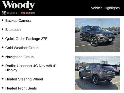 Granite Crystal Metallic Clearcoat 2018 Jeep Compass Trailhawk