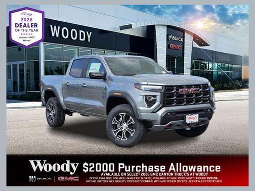 Sterling Metallic 2026 GMC Canyon AT4