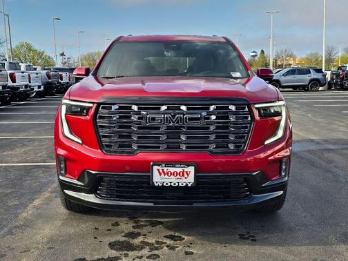 Volcanic Red Tintcoat 2026 GMC Acadia AWD Denali