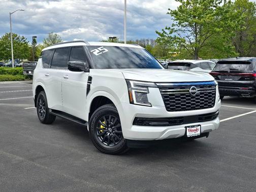 Aspen White 2025 Nissan Armada SV 4WD