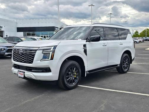Aspen White 2025 Nissan Armada SV 4WD