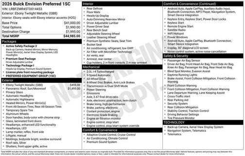 2026 Buick Envision Preferred