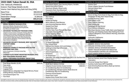 2023 GMC Yukon XL Denali