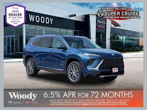 Ocean Blue Metallic 2026 Buick Enclave Avenir