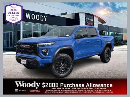 Rapids Metallic 2026 GMC Canyon 4WD Elevation