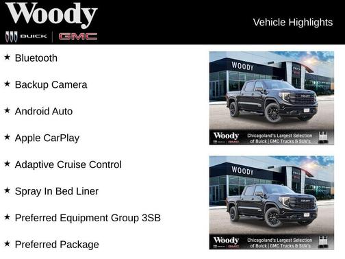 Onyx Black 2026 GMC Sierra 1500 Elevation