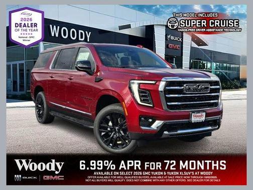 Volcanic Red Tintcoat 2026 GMC Yukon XL Elevation