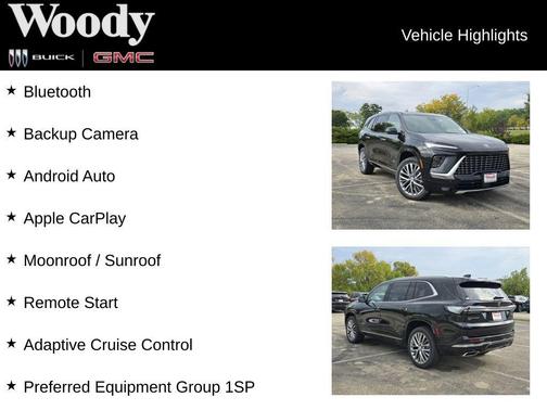 ebony twilight metallic 2026 Buick Enclave Avenir