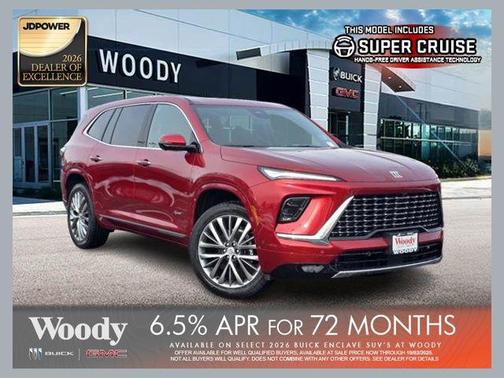 cherry red tintcoat 2026 Buick Enclave Avenir