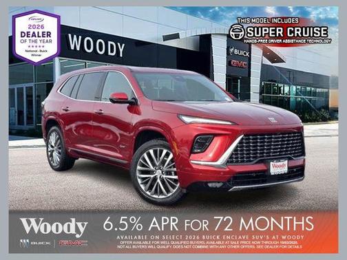 cherry red tintcoat 2026 Buick Enclave Avenir