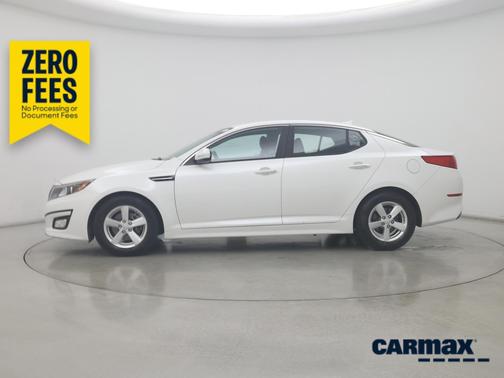 White 2015 Kia Optima LX
