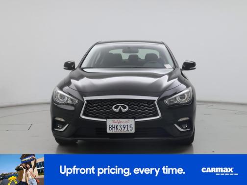 Black 2019 INFINITI Q50 Luxe