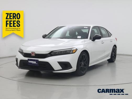 White 2022 Honda Civic Sport