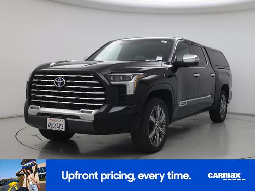 Black 2022 Toyota Tundra Hybrid Capstone
