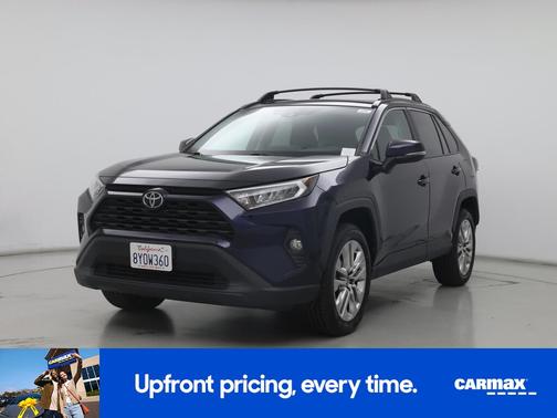 Blue 2021 Toyota RAV4 XLE Premium