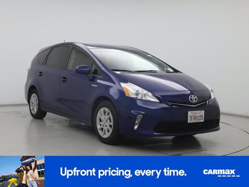 Blue 2014 Toyota Prius v Three